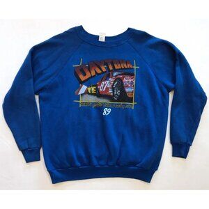 1989 Daytona 500 Stock Car Racing Sweatshirt Tagged Mens XL